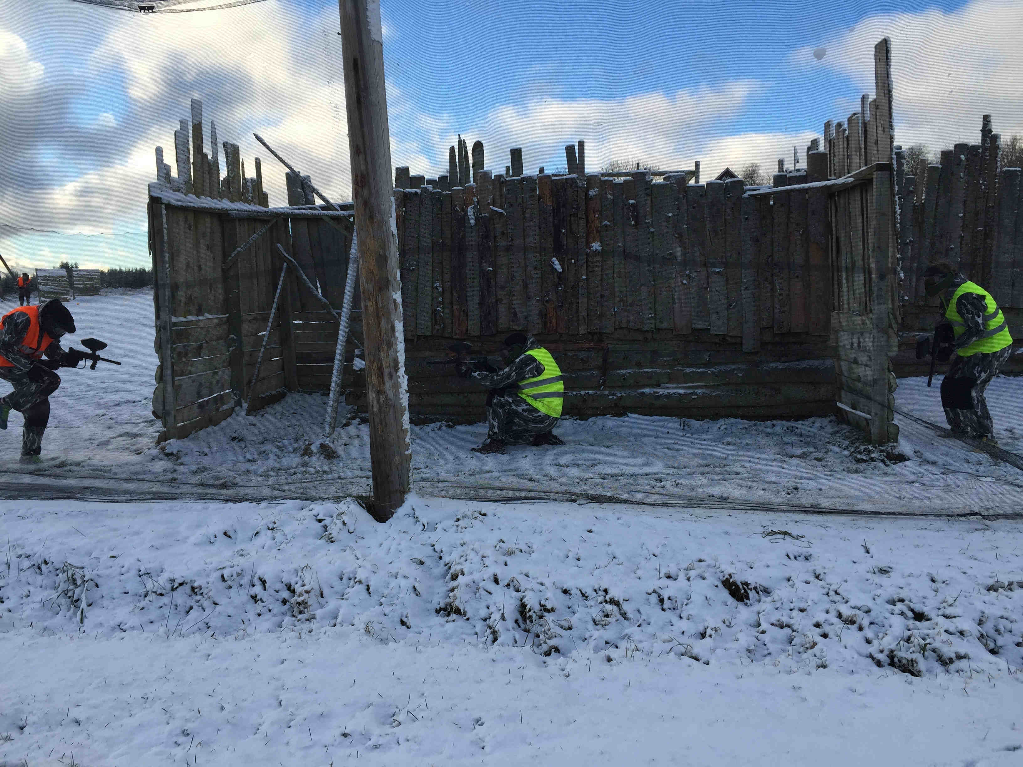 Paintball vinter action i Jönköping